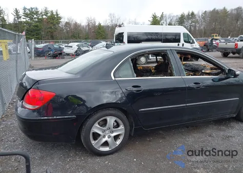 2005 Acura Rl 3.5 из США, поврежденный, VIN JH4KB16555C016078